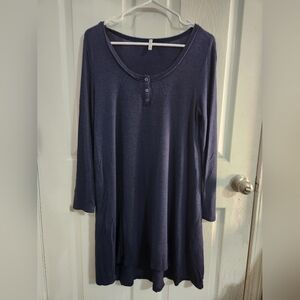 Z Supply navy lightweight blue sweater dress stretch minimalist Medium